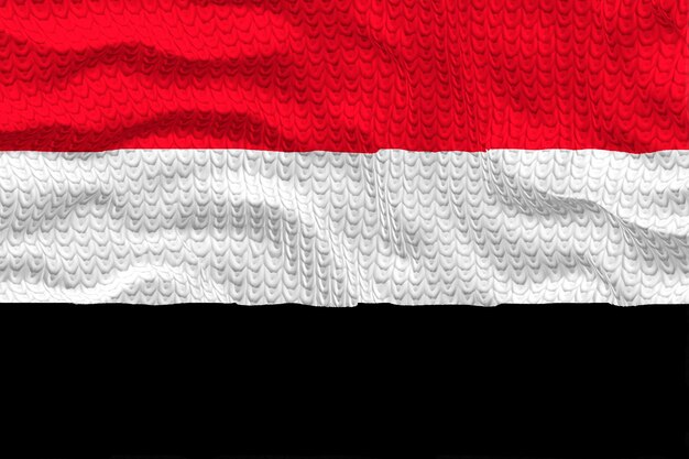 Nationale vlag van Jemen Achtergrond met vlag van Jemen