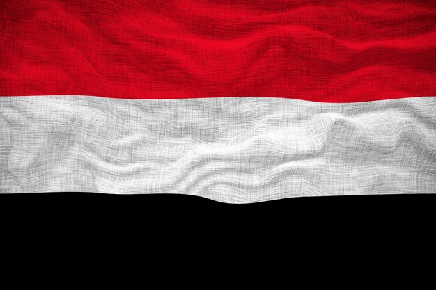 Nationale vlag van Jemen Achtergrond met vlag van Jemen