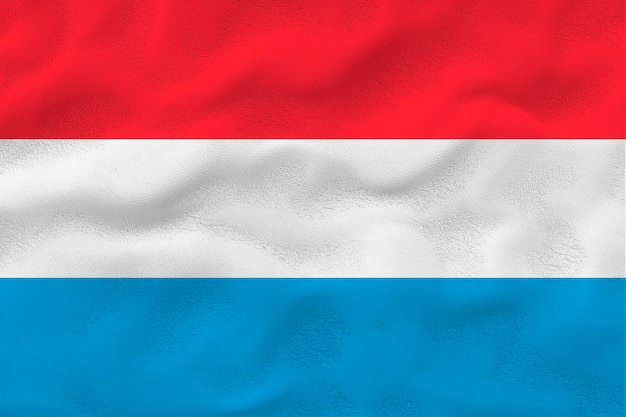 Foto nationale vlag van luxemburg achtergrond met vlag van luxemburg