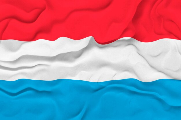 Nationale vlag van Luxemburg Achtergrond met vlag van Luxemburg