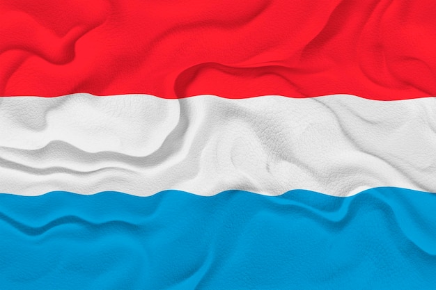 Nationale vlag van Luxemburg Achtergrond met vlag van Luxemburg