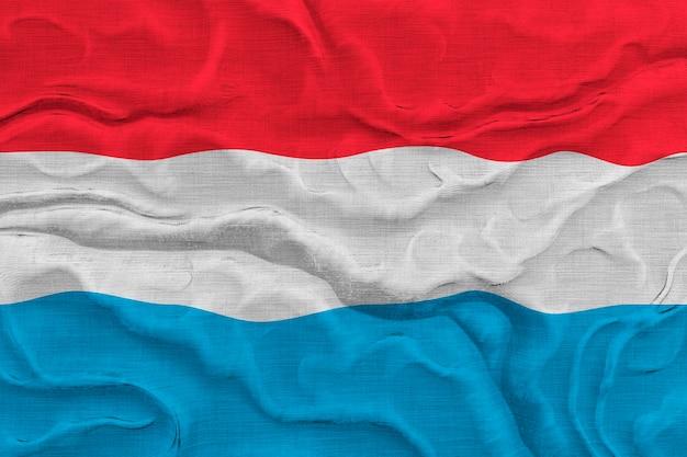 Nationale vlag van Luxemburg Achtergrond met vlag van Luxemburg