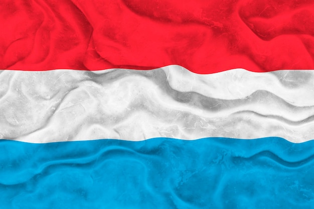 Nationale vlag van Luxemburg Achtergrond met vlag van Luxemburg