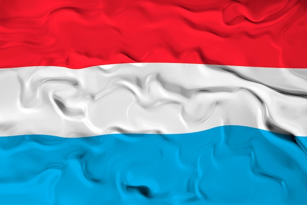 Nationale vlag van Luxemburg Achtergrond met vlag van Luxemburg
