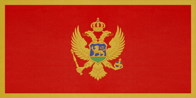 Nationale vlag van Montenegro