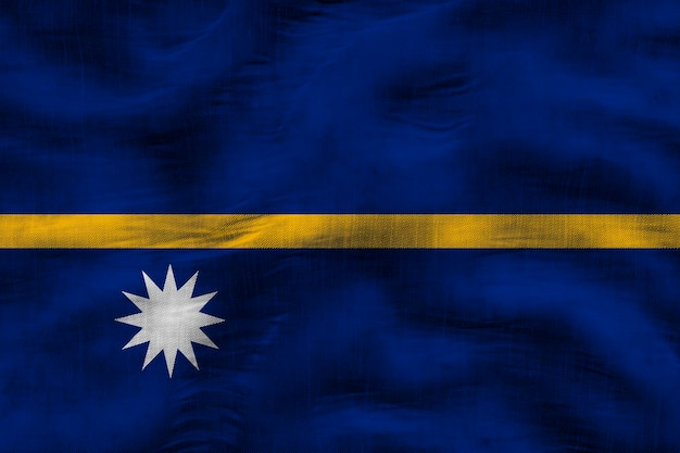 Nationale vlag van Nauru Achtergrond met vlag van Nauru