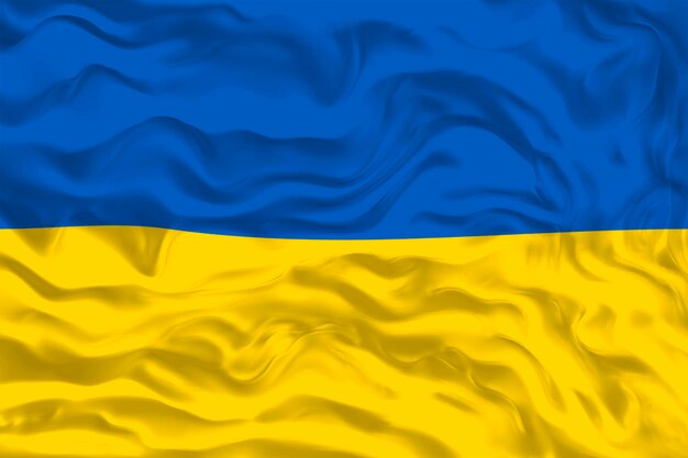 Nationale vlag van Oekraïne Achtergrond met vlag van Oekraïne