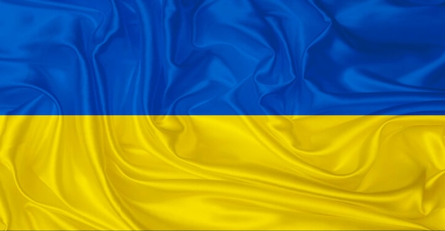 Nationale vlag van Oekraïne Vliegend effect