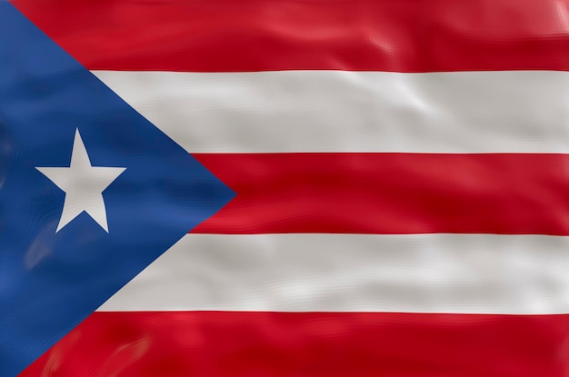 Nationale vlag van PuertoRico Achtergrond met vlag van PuertoRico