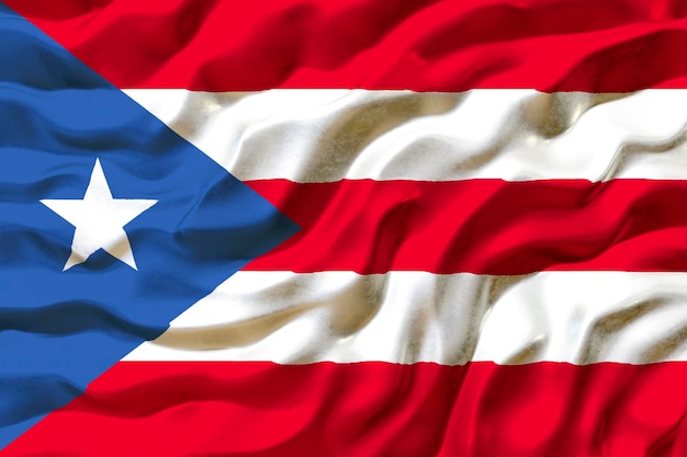 Nationale vlag van PuertoRico Achtergrond met vlag van PuertoRico