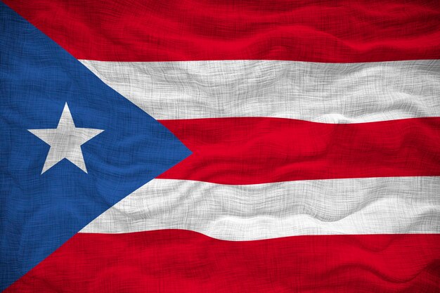 Nationale vlag van PuertoRico Achtergrond met vlag van PuertoRico