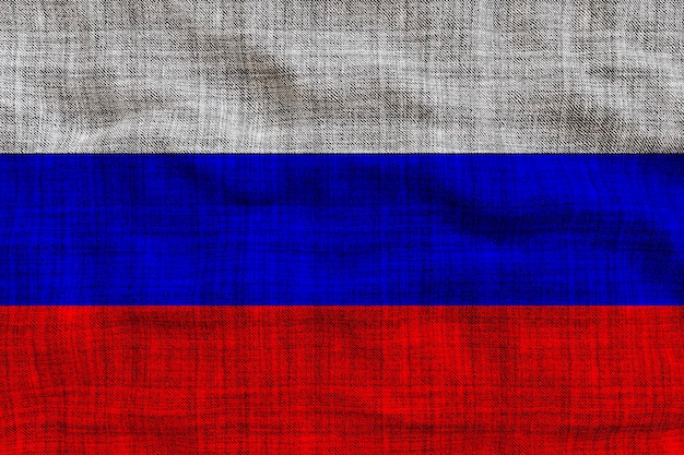 Nationale vlag van Rusland Achtergrond met vlag van Rusland