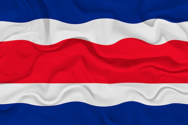 Nationale vlag van Sostarica Achtergrond met vlag van Sostarica