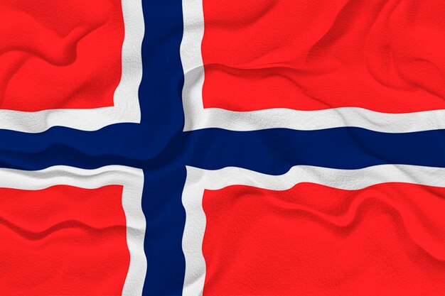Nationale vlag van Svalbard Achtergrond met vlag van Svalbard