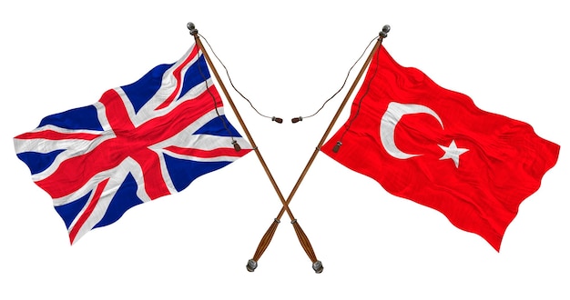 Nationale vlag van Turkije Achtergrond voor redacteuren en ontwerpers Nationale feestdag