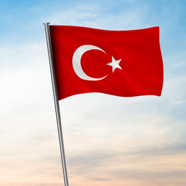 Nationale vlag van Turkije