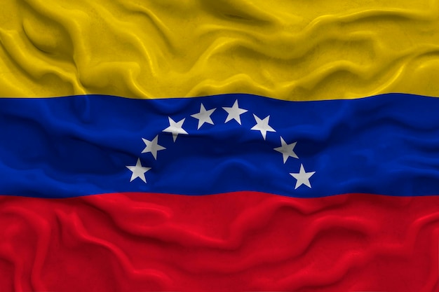 Foto nationale vlag van venezuela achtergrond met vlag van venezuela
