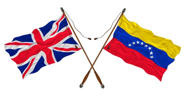Nationale vlag van Venezuela Achtergrond met vlag van Venezuela