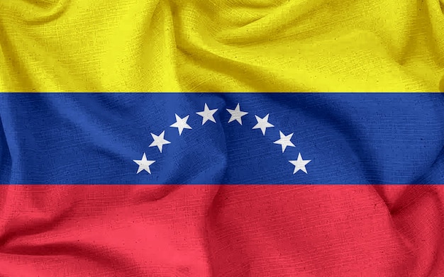 Nationale vlag van Venezuela Vliegend effect