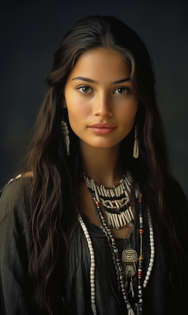 Foto nativi americani indiani d'america primi americani o indigeni americani popoli indigeni degli stati uniti cultura autenticità tradizione abbigliamento etnico