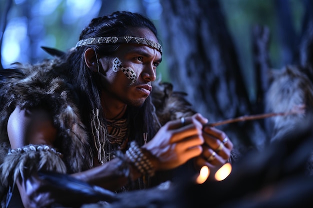 Native american indian Cultuur Authenticiteit Kleding Tradities Eerste Amerikanen stam religie aanbidding Kostuum juwelen veren usa