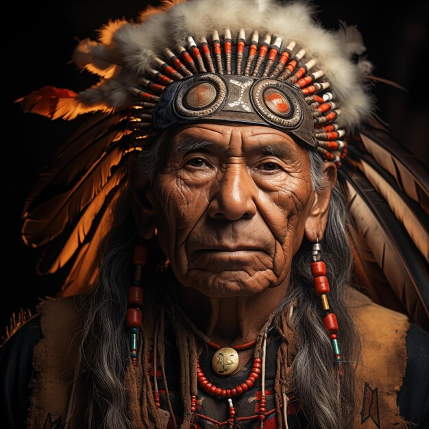 Photo native american man