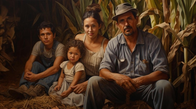 Native Colobian Family