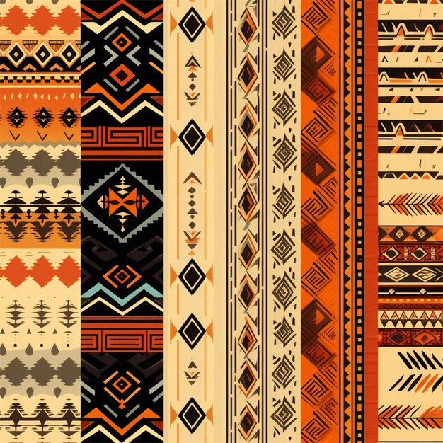 Photo native fabric pattern