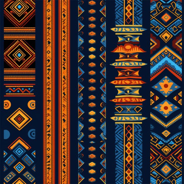 Photo native fabric pattern