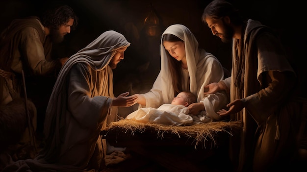 Photo nativity of jesus christ