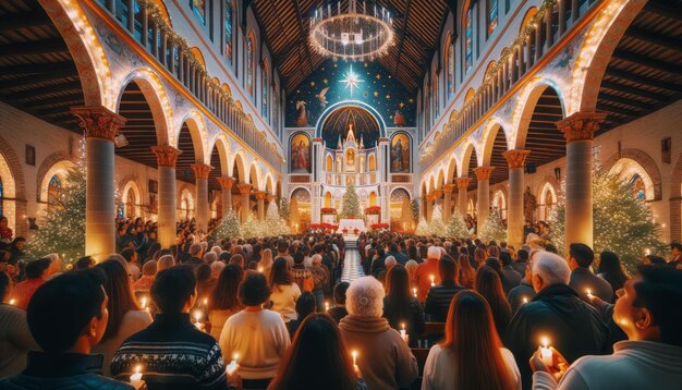 Foto creazione della scena della natività