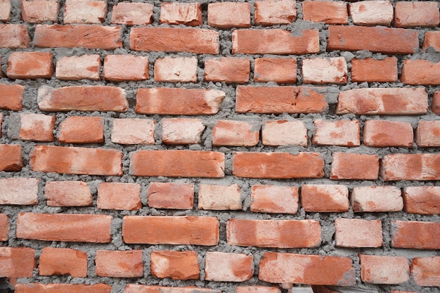 Natte bakstenen muur textuur achtergrond