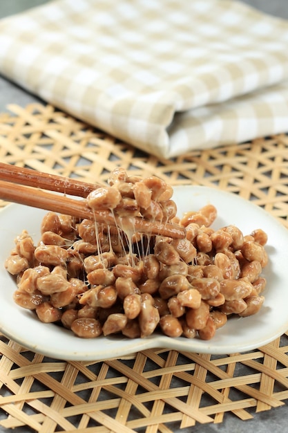 Natto Fermented Soybean with Stinky Smell