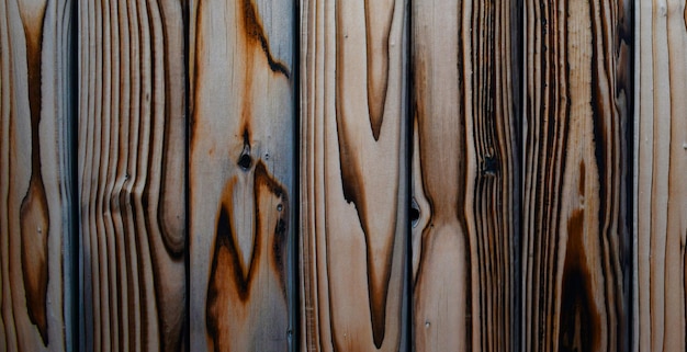 Superficie in legno strutturata naturale