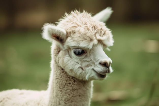 Natural alpaca baby