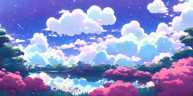 Anime Bright Scenery bright anime HD wallpaper  Pxfuel