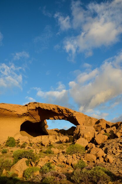 Natural Arch in the Desert