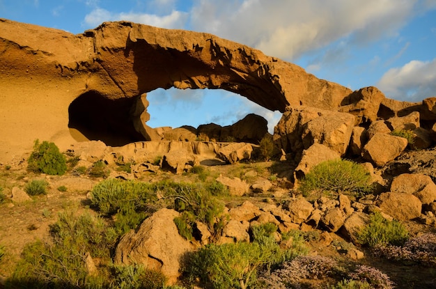 Natural Arch in the Desert