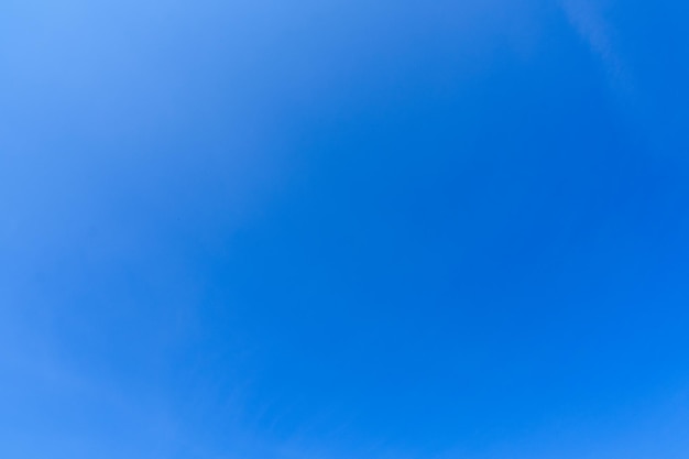 Natural background of the clear blue sky