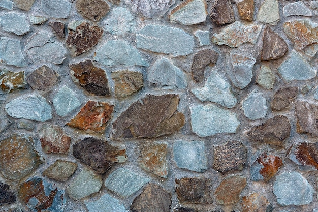 Natural background from ancient stonework during the construction of walls.