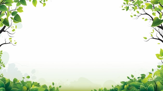 natural background green leaves