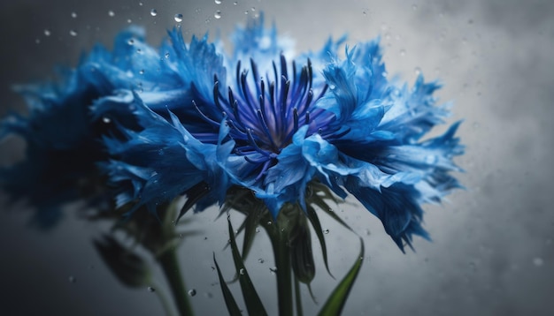 Natural Background with Cornflowers