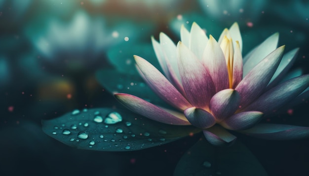 Natural Background with Lotus