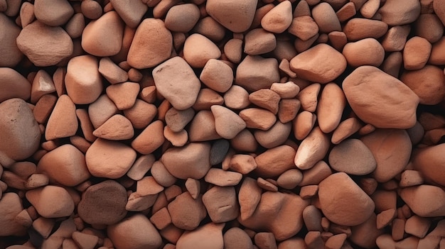 Natural beautiful brown rocks texture background view from the top hd