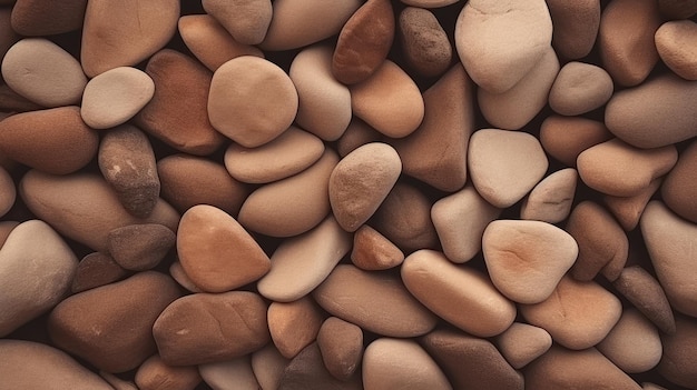 Natural beautiful brown rocks texture background view from the top hd