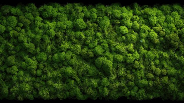 Natural beautiful moss texture background view from the top hd