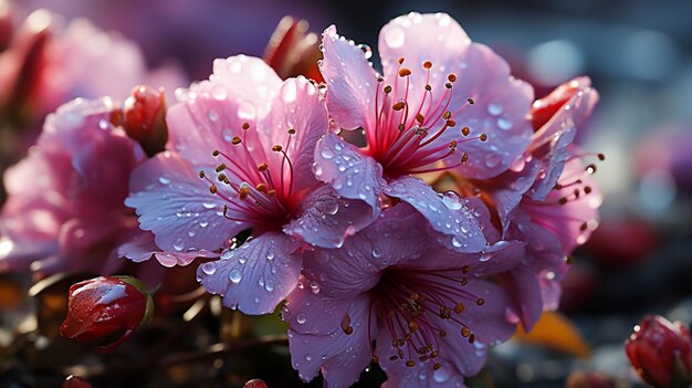 写真 く花の自然の美しさを屋外に