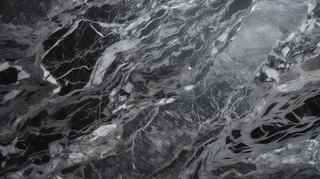 Natural black marble texture for skin tile wallpaper luxurious background Generative ai