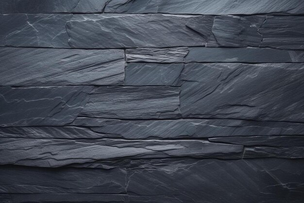 Photo natural black slate stone background pattern with high resolution top view copy space