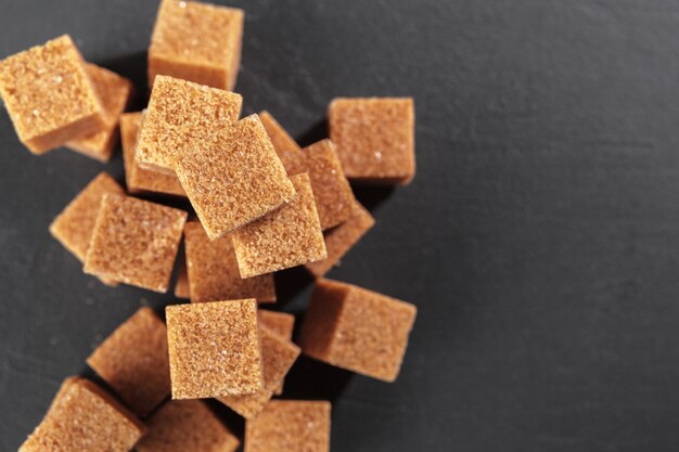 Natural brown sugar cubes